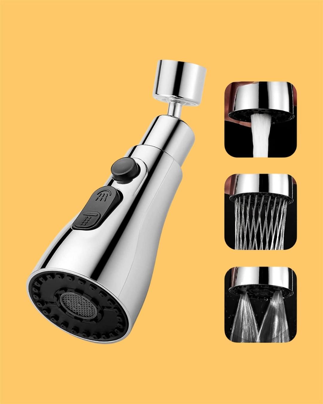 3-in-1 Kitchen Sink Faucet - Multi-Mode Water Spray Tap